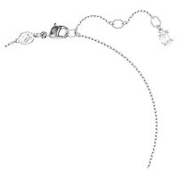 Idyllia pendant, Shell, Blue, Rhodium plated by SWAROVSKI