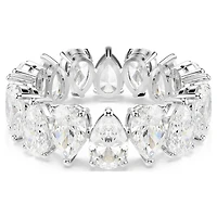 Matrix Vittore ring, Pear cut, White