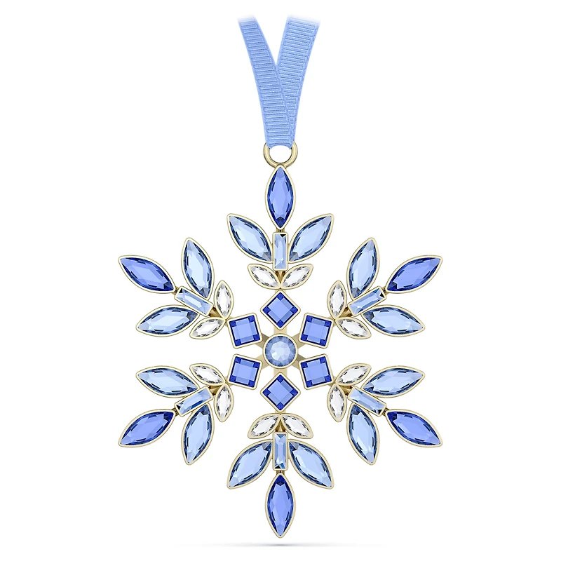 Gema Holiday Ornament, Blue by SWAROVSKI