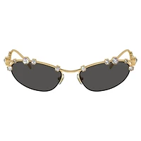 Sunglasses, Cat-eye shape, SKU001, Gray by SWAROVSKI