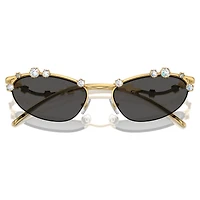 Sunglasses, Cat-eye shape, SKU001, Gray by SWAROVSKI