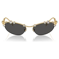Sunglasses, Cat-eye shape, SKU001, Gray by SWAROVSKI