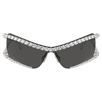 Sunglasses, Mask, Grey by SWAROVSKI