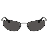 Sunglasses, Oval shape, Black by SWAROVSKI