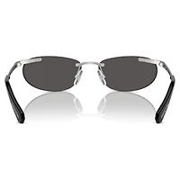 Sunglasses, Oval shape, Black by SWAROVSKI
