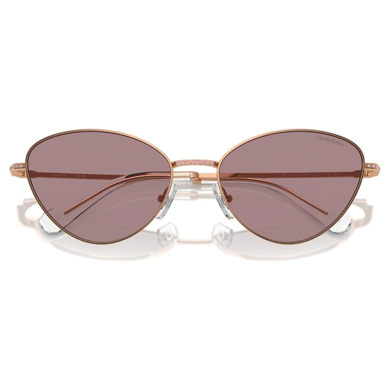 Sunglasses, Cat-Eye shape, SK7014, Purple by SWAROVSKI