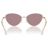 Sunglasses, Cat-Eye shape, SK7014, Purple by SWAROVSKI