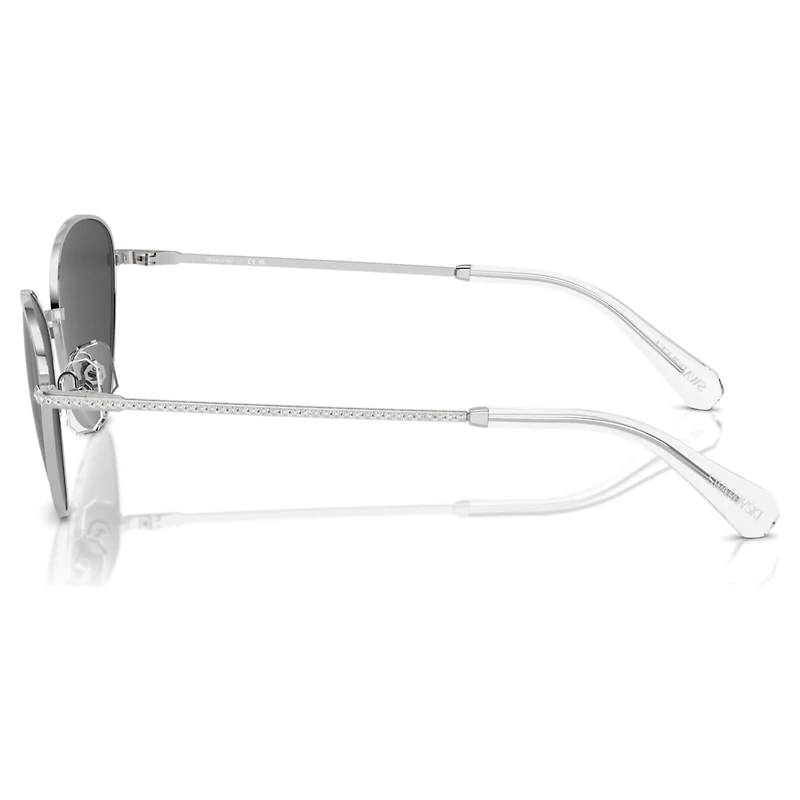 Sunglasses, Cat-Eye shape, SK7014, Black by SWAROVSKI