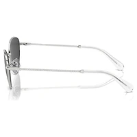 Sunglasses, Cat-Eye shape, SK7014, Black by SWAROVSKI