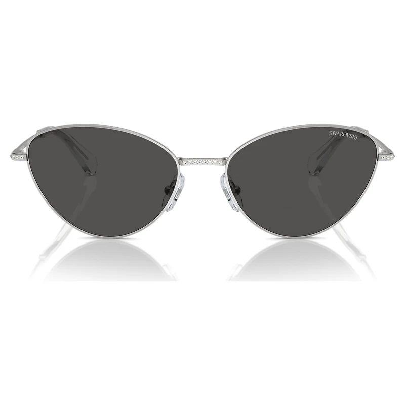 Sunglasses, Cat-Eye shape, SK7014, Black by SWAROVSKI