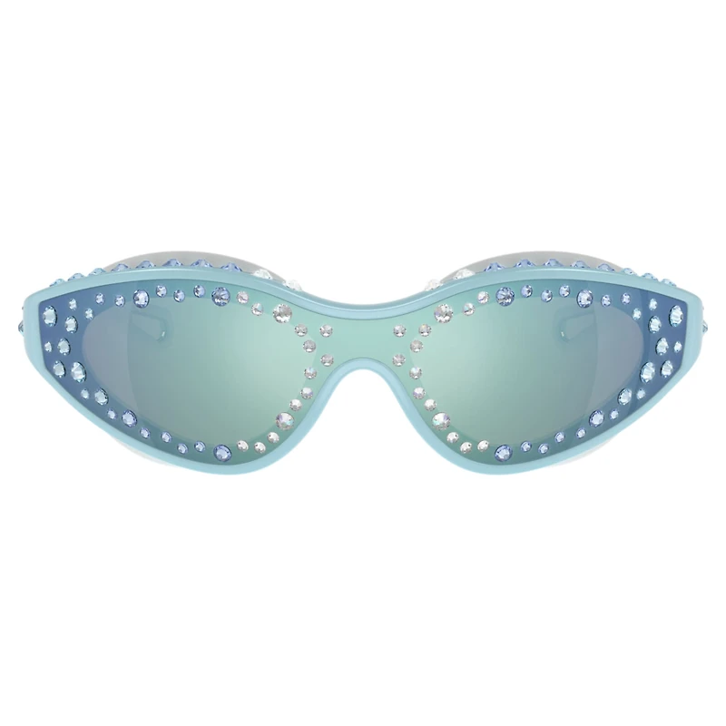 Sunglasses, Swimming shape, Blue by SWAROVSKI