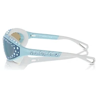 Sunglasses, Swimming shape, Blue by SWAROVSKI