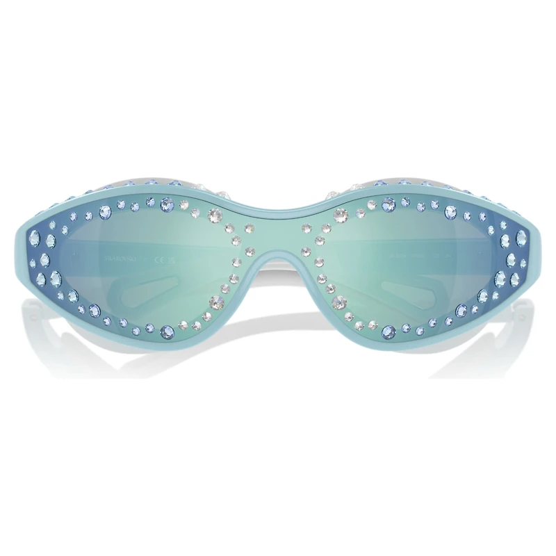 Sunglasses, Swimming shape, Blue by SWAROVSKI