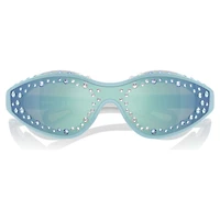 Sunglasses, Swimming shape, Blue by SWAROVSKI