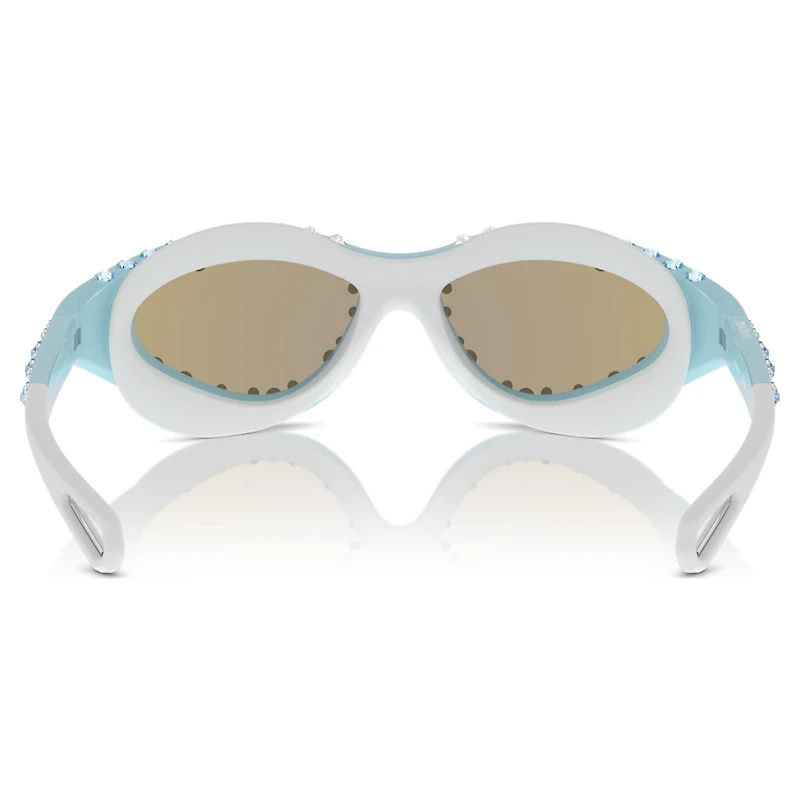 Sunglasses, Swimming shape, Blue by SWAROVSKI