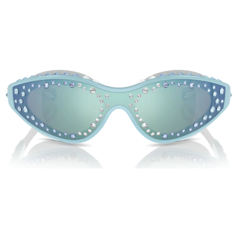 Sunglasses, Swimming shape, Blue by SWAROVSKI