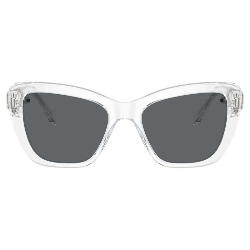 Sunglasses, Square shape, SK6018, White by SWAROVSKI