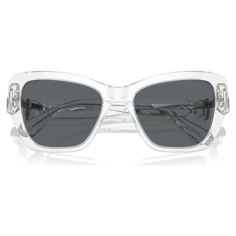 Sunglasses, Square shape, SK6018, White by SWAROVSKI