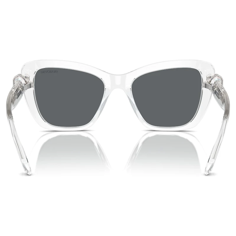 Sunglasses, Square shape, SK6018, White by SWAROVSKI