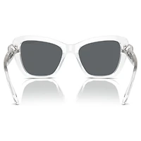 Sunglasses, Square shape, SK6018, White by SWAROVSKI