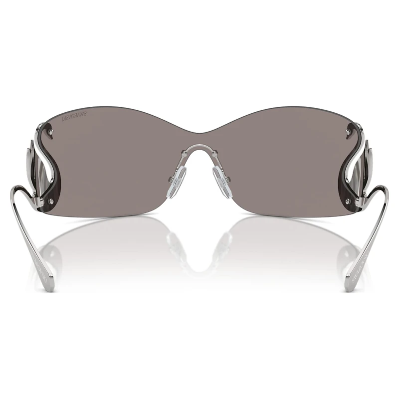 Sunglasses, Mask, Swan, SK7020, Silver tone by SWAROVSKI