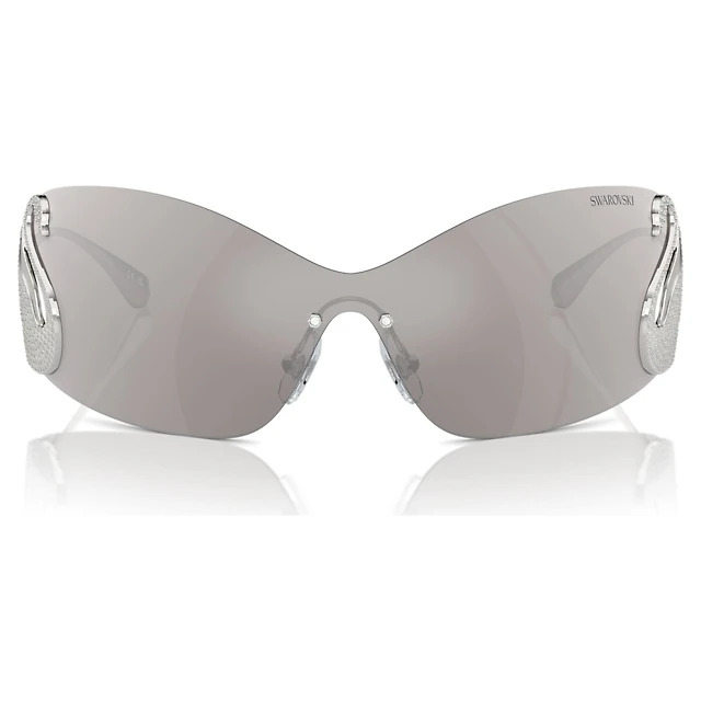 Swarovski Sunglasses, Mask shape, SK7024, Silver tone by  display picture 1