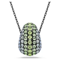Sublima pendant, Round cut, Multicoloured, Ruthenium plated by SWAROVSKI