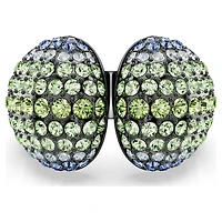 Sublima cocktail ring, Round cut, Multicoloured, Ruthenium plated by SWAROVSKI