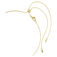 Symbolica choker, Crystal pearl, Moon, infinity, clover, evil eye and horseshoe, Blue, 18K gold finish