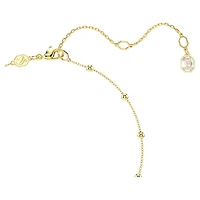 Symbolica pendant, Evil eye, Medium, Multicoloured, 18K gold finish