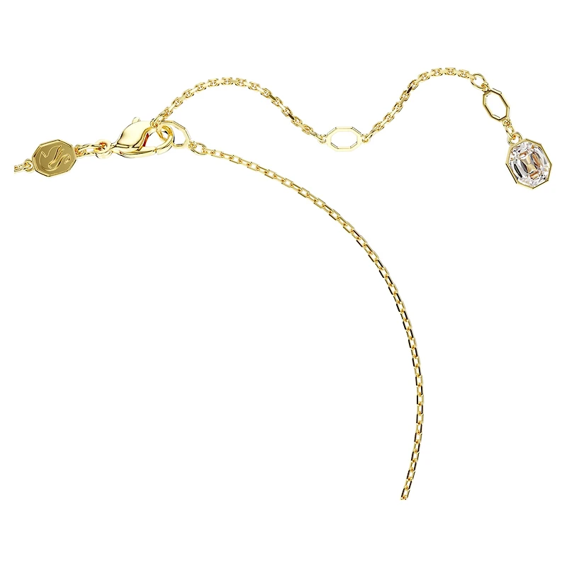 Symbolica pendant, Evil eye, Blue, 18K gold finish