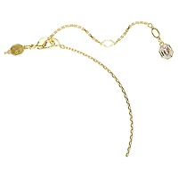 Symbolica pendant, Evil eye, Blue, 18K gold finish