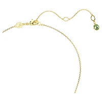 Chroma pendant, Cushion cut, Multicoloured, 18K gold finish