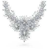 Galaxy necklace, Lab-grown diamonds 156.62 ct tw, Mixed shapes, 18K white gold by SWAROVSKI