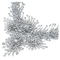 Galaxy necklace, Lab-grown diamonds 156.62 ct tw, Mixed shapes, 18K white gold by SWAROVSKI