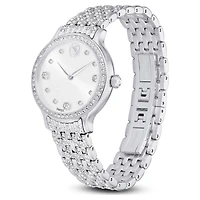 Imber watch, Swiss Made, Metal bracelet, Silver tone, Stainless Steel by SWAROVSKI