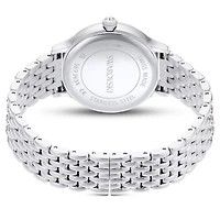 Imber watch, Swiss Made, Metal bracelet, Silver tone, Stainless Steel by SWAROVSKI
