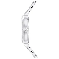 Imber watch, Swiss Made, Metal bracelet, Silver tone, Stainless Steel by SWAROVSKI