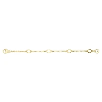Imber extender, White, 18K gold finish