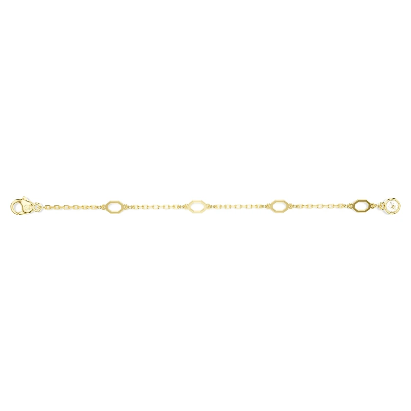Imber extender, White, Gold-tone plated by SWAROVSKI