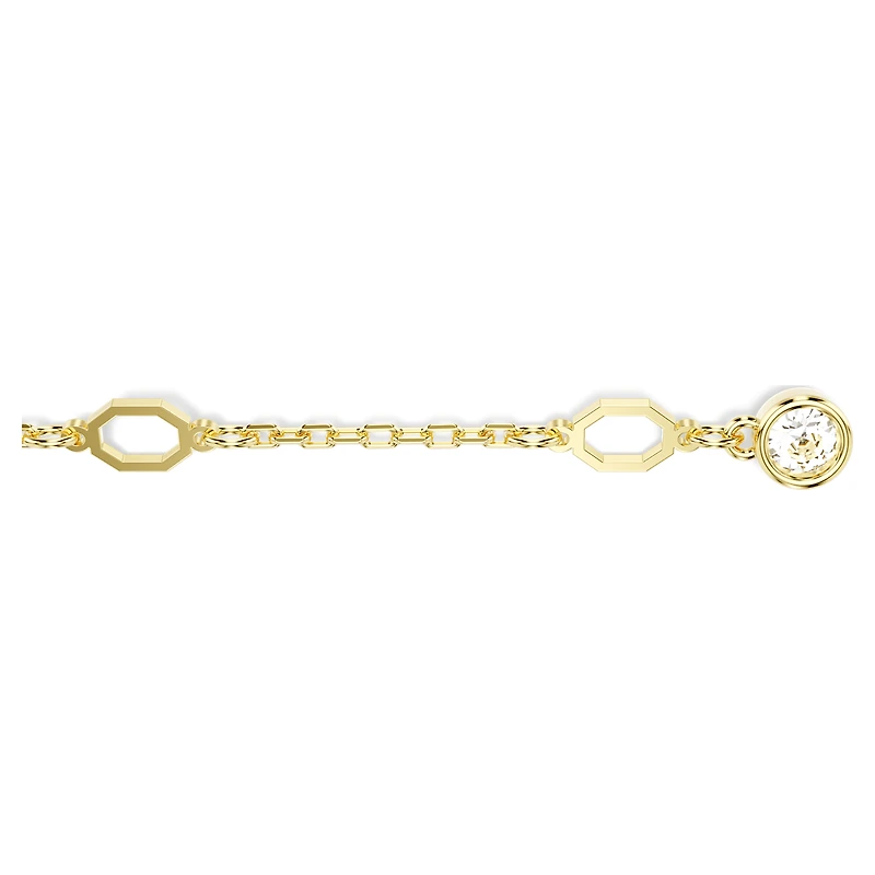 Imber extender, White, 18K gold finish