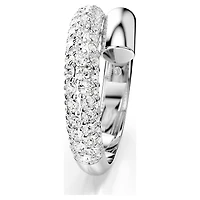 Dextera ring, White, Rhodium plated by SWAROVSKI
