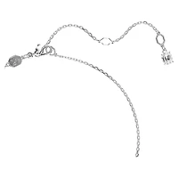 Imber pendant, Round cut, White, Rhodium plated by SWAROVSKI