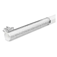 Crystalline ballpoint pen, Octagon shape, Snowflake, White, White lacquered by SWAROVSKI