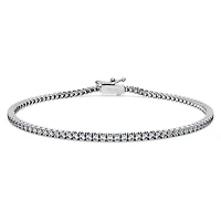 Eternity Tennis bracelet, Lab-grown diamonds ct tw, Round shape