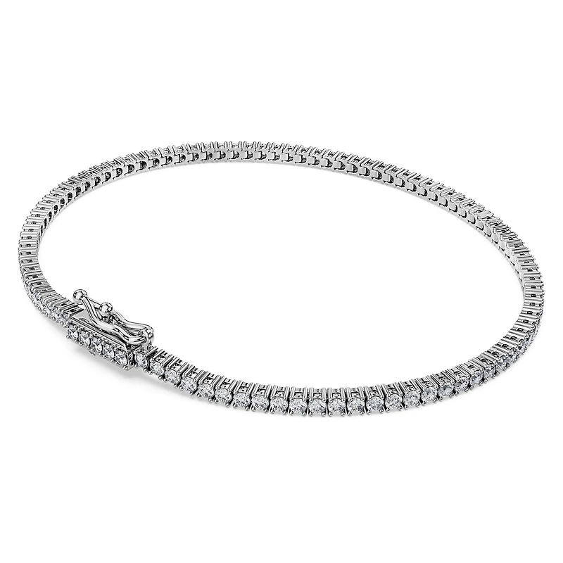 Eternity Tennis bracelet, Lab-grown diamonds ct tw, Round shape