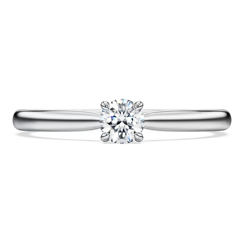 Eternity solitaire ring, Lab-grown diamonds 0.25 ct tw, Round shape, Sterling silver by SWAROVSKI