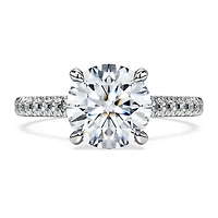 Eternity solitaire ring, Lab-grown diamonds ct tw, Round shape