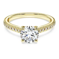 Eternity solitaire ring, Lab-grown diamonds ct tw, Round shape