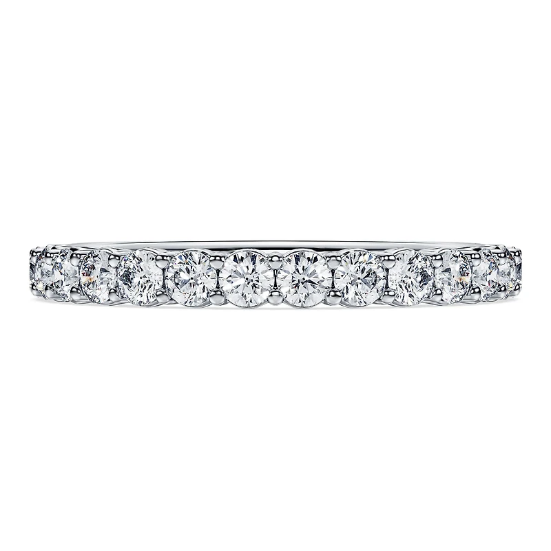 Eternity band ring, Lab-grown diamonds ct tw, Round shape